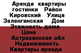      Аренда  квартиры-гостинки › Район ­ Кировский › Улица ­ Зеленгинская  › Дом ­ 26 › Этажность дома ­ 3 › Цена ­ 7 000 - Астраханская обл. Недвижимость » Квартиры аренда   